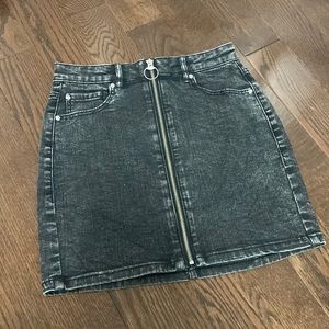 Denim Black skirt